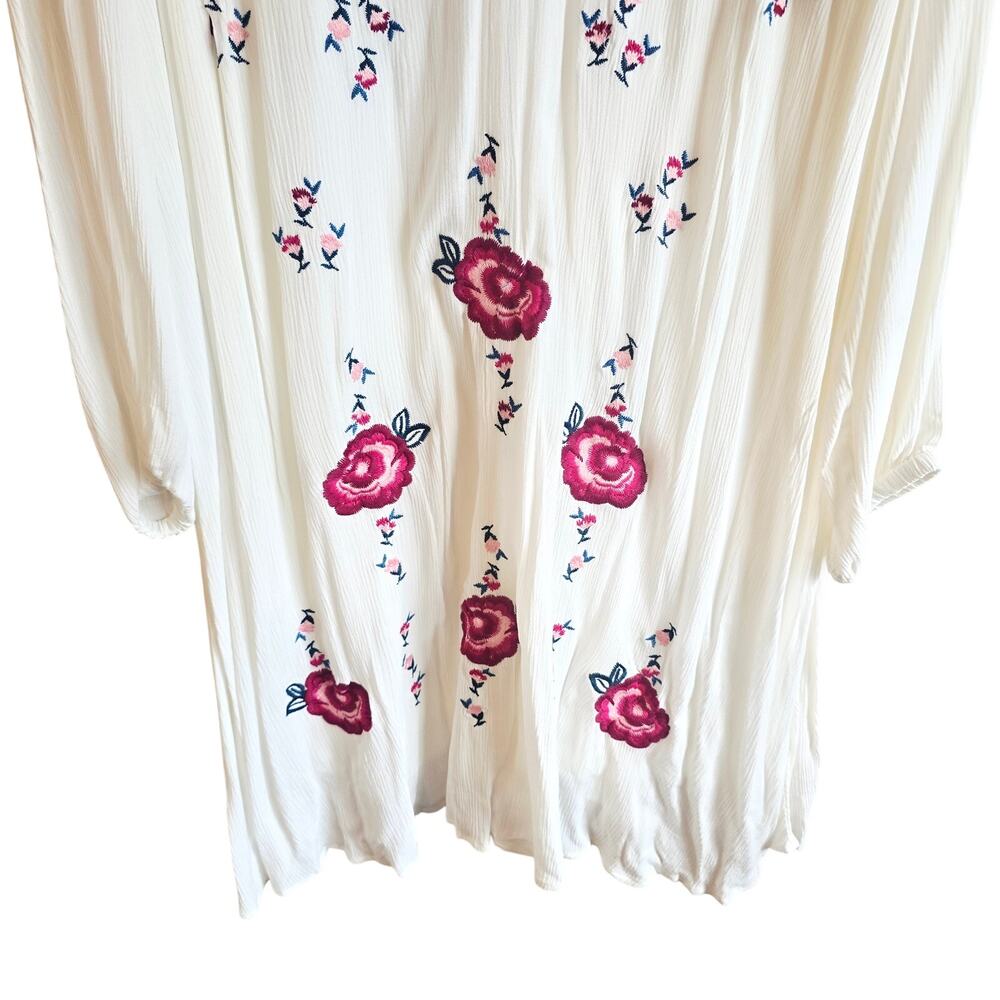 Torrid floral embroidered long sleeve dress nwt size 4x - Picture 5 of 9